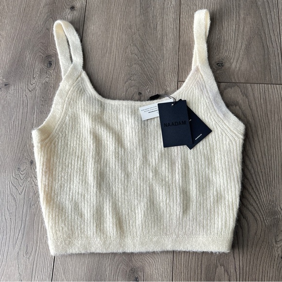 NAADAM Tops - New! NAADAM Luxe Merino
Cashmere Tank Top Ivory Medium